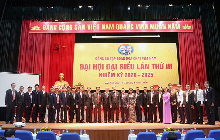 Đại hội Đại biểu Đảng bộ Tập đoàn Hóa chất Việt Nam lần thứ III, nhiệm kỳ 2020-2025 thành công tốt đẹp