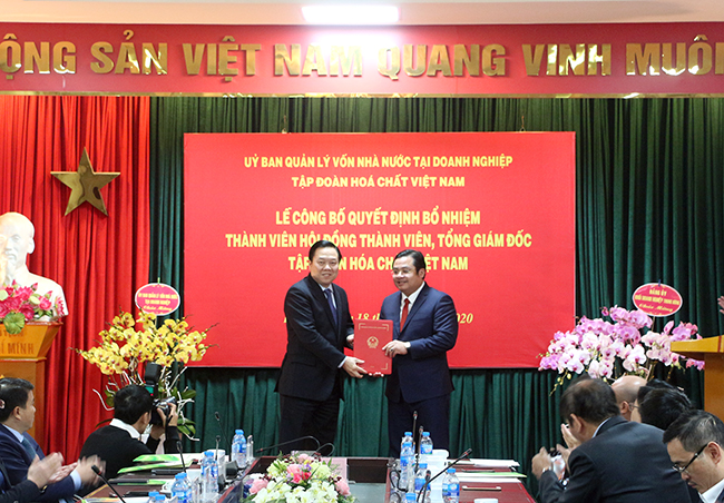 Lễ công bố quyết định bổ nhiệm Thành viên HĐTV, TGĐ Tập đoàn Hóa chất Việt Nam